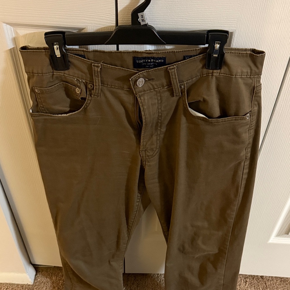Lucky Brand Tan Casual Trousers